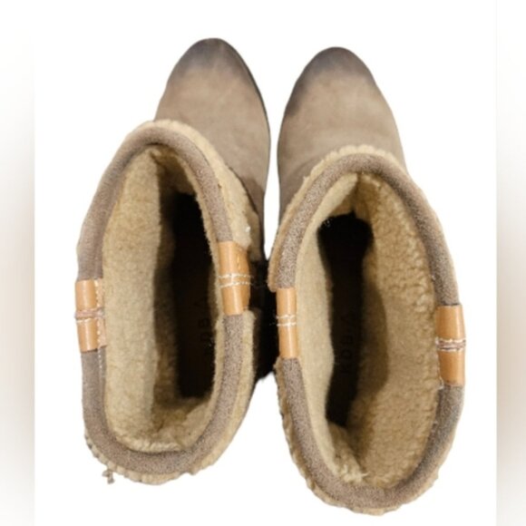 Kelsi Dagger | Tan Ankle Buckle Booties | Size 6 - Picture 5 of 11